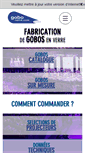 Mobile Screenshot of gobo-verre.com