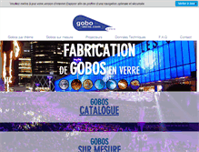 Tablet Screenshot of gobo-verre.com